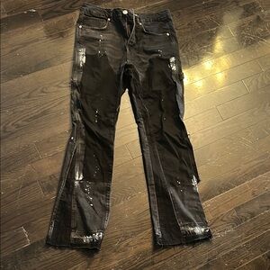 REPUTATION STUDIOS - FLARE DENIM - BLACK SIZE US 32